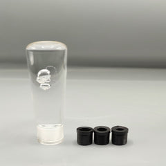1 Pc Universal Crystal White Shift Gear knob in Premium Quality