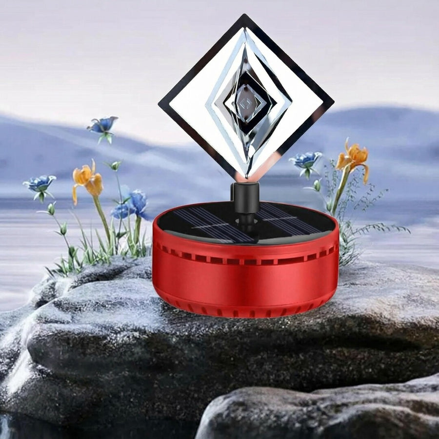 1 Pc Universal Dashboard Solar Car Air Freshener Creative Art Style Perfume For Car