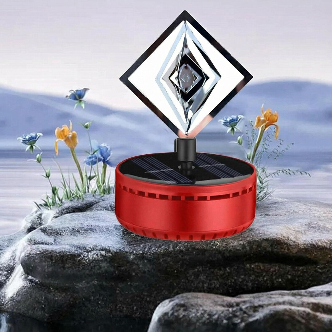 1 Pc Universal Dashboard Solar Car Air Freshener Creative Art Style Perfume For Car