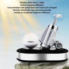 1 Pc Universal Dashboard Solar Car Air Freshener Golf Set Perfume For Car