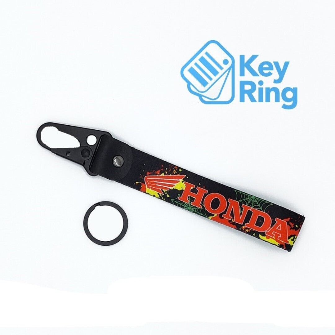 1 Pc Universal Honda Fabric Keychain With Elegant Look