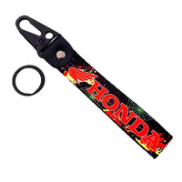 1 Pc Universal Honda Fabric Keychain With Elegant Look