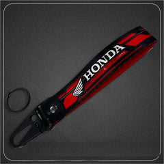 1 Pc Universal Honda Fabric Keychain With Elegant Look