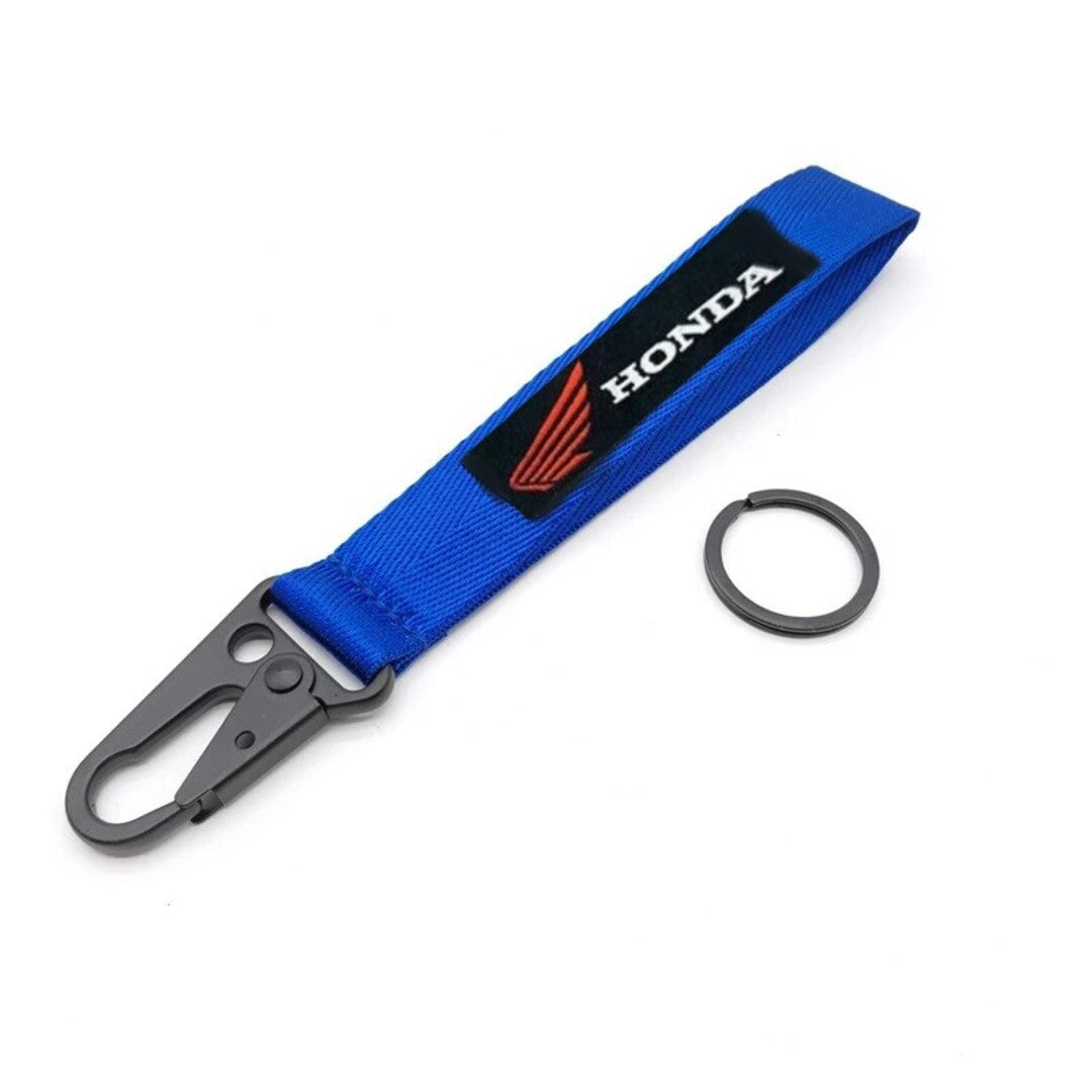 1 Pc Universal Honda Fabric Keychain With Premium Look