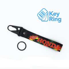 1 Pc Universal Honda Fabric Keychain With Elegant Look