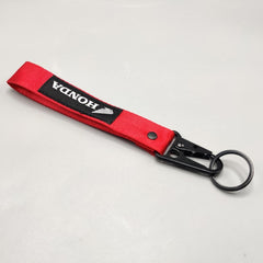 1 Pc Universal Honda Fabric Keychain With Premium Look (Red)