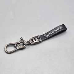 1 Pc Universal Honda PU Leather Keychain With Elegant Look
