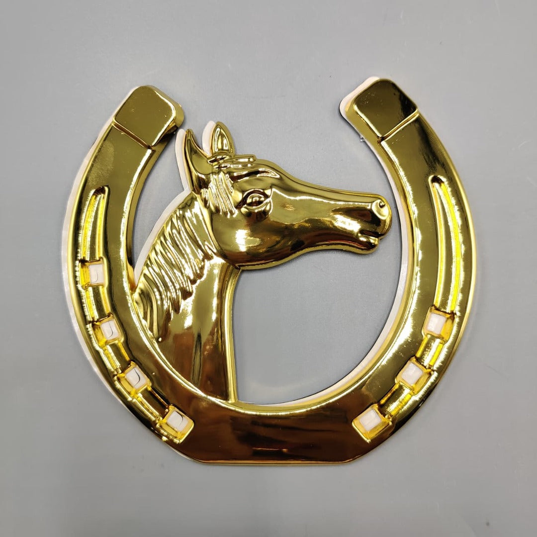 1 Pc Universal Horse Foot Style Logo In Premium quality
