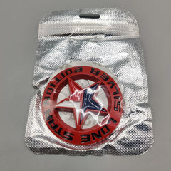 1 Pc Universal Lone Star Silver Edition Metal Logo In Premium quality