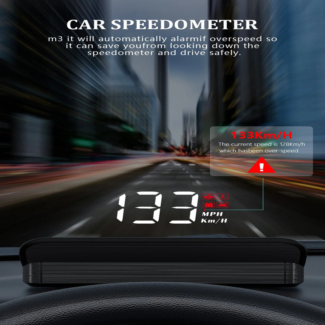 1 Pc Universal M3 OBD2 Head Up Display HUD Gauge Car Digital Speedometer