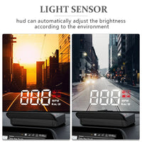 1 Pc Universal M3 OBD2 Head Up Display HUD Gauge Car Digital Speedometer