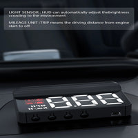 1 Pc Universal M3 OBD2 Head Up Display HUD Gauge Car Digital Speedometer