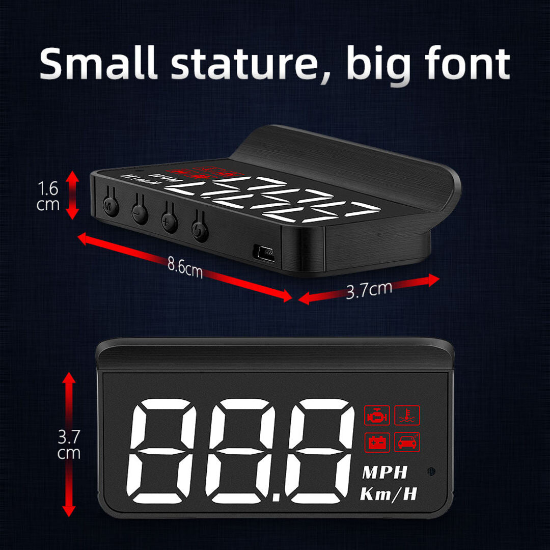 1 Pc Universal M3 OBD2 Head Up Display HUD Gauge Car Digital Speedometer