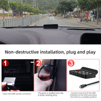 1 Pc Universal M3 OBD2 Head Up Display HUD Gauge Car Digital Speedometer