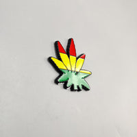 1 Pc Universal Marijuana Leaf Logo In Premium quality
