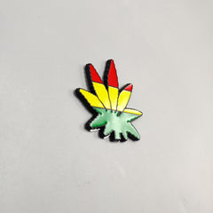1 Pc Universal Marijuana Leaf Logo In Premium quality
