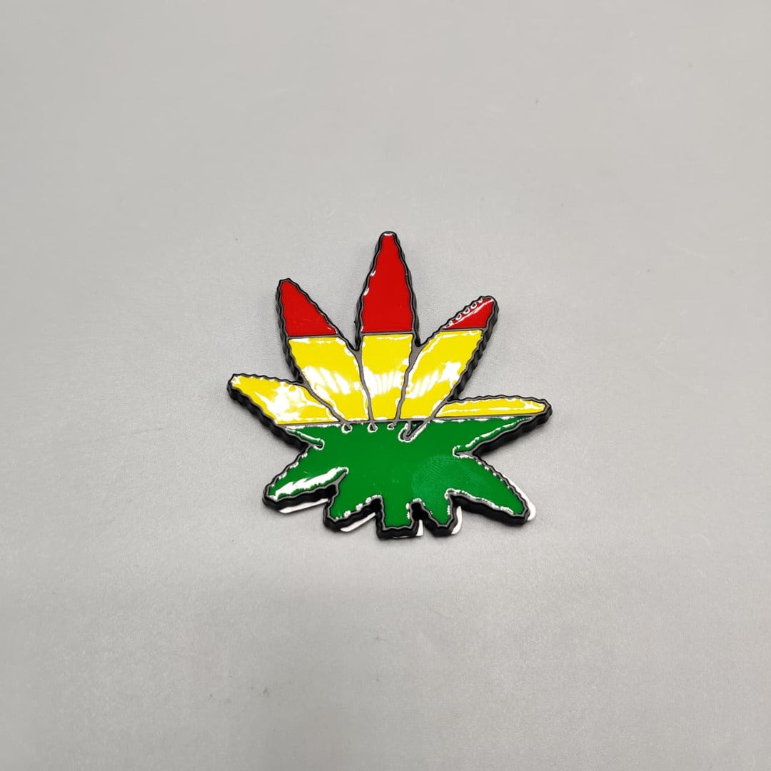 1 Pc Universal Marijuana Leaf Logo In Premium quality