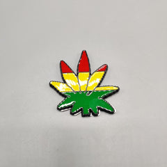 1 Pc Universal Marijuana Leaf Logo In Premium quality
