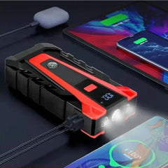 1 Pc Universal Multi Function Jump Starter With Lights In Premium Quality For Car