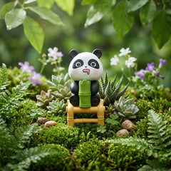 1 Pc Universal Panda Resin Character Decoration Accessories For Car