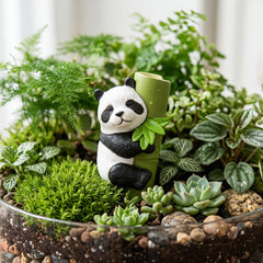 1 Pc Universal Panda Resin Character Decoration Accessories For Car