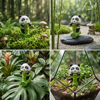 1 Pc Universal Panda Resin Character Decoration Accessories For Car