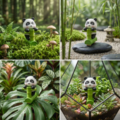 1 Pc Universal Panda Resin Character Decoration Accessories For Car