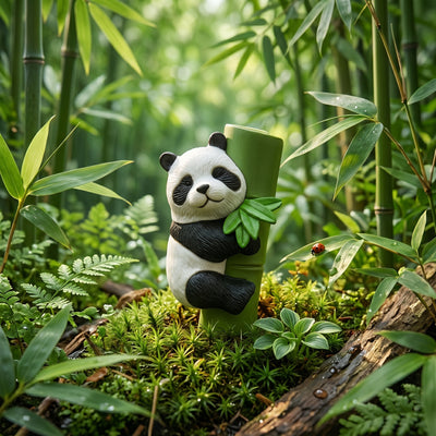1 Pc Universal Panda Resin Character Decoration Accessories For Car