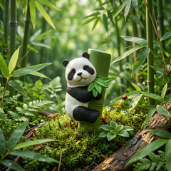 1 Pc Universal Panda Resin Character Decoration Accessories For Car