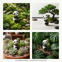 1 Pc Universal Panda Resin Character Decoration Accessories For Car