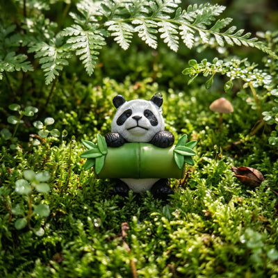 1 Pc Universal Panda Resin Character Decoration Accessories For Car