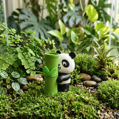 1 Pc Universal Panda Resin Character Decoration Accessories For Car