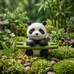 1 Pc Universal Panda Resin Character Decoration Accessories For Car