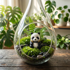 1 Pc Universal Panda Resin Character Decoration Accessories For Car