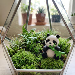 1 Pc Universal Panda Resin Character Decoration Accessories For Car
