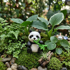 1 Pc Universal Panda Resin Character Decoration Accessories For Car