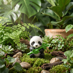 1 Pc Universal Panda Resin Character Decoration Accessories For Car