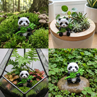 1 Pc Universal Panda Resin Character Decoration Accessories For Car
