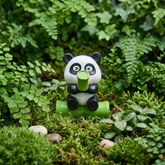 1 Pc Universal Panda Resin Character Decoration Accessories For Car