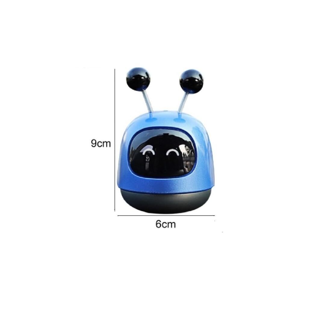 1 Pc Universal Robot Style Car Air Freshener Diffuser, Car Interior Smart Aroma Diffuser Robot(Blue)