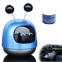 1 Pc Universal Robot Style Car Air Freshener Diffuser, Car Interior Smart Aroma Diffuser Robot(Blue)