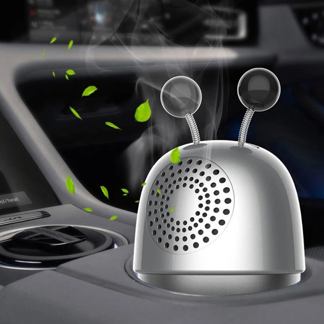 1 Pc Universal Robot Style Car Air Freshener Diffuser, Car Interior Smart Aroma Diffuser Robot(Grey)