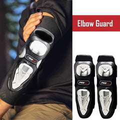 1 Pc Universal Stainless Steel Knee And Elbow Pads For Bike Safety Equipment