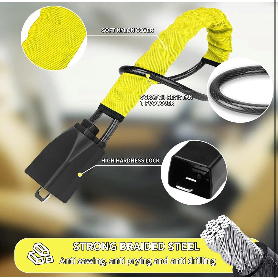 1 Pc Universal Steering Wheel Security Lock For Car Security With Keys