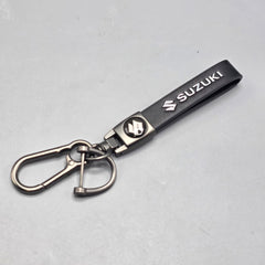 1 Pc Universal Suzuki PU Leather Keychain With Elegant Look