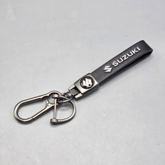 1 Pc Universal Suzuki PU Leather Keychain With Elegant Look