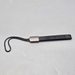 1 Pc Universal Toyota PU Leather Keychain With Elegant Look