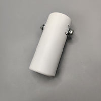 1 Pc Universal White Coated Car Exhaust Tip In Premium Quality (Small)