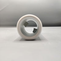 1 Pc Universal White Coated Car Exhaust Tip In Premium Quality (Small)