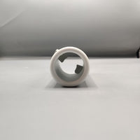 1 Pc Universal White Coated Car Exhaust Tip In Premium Quality (Small)